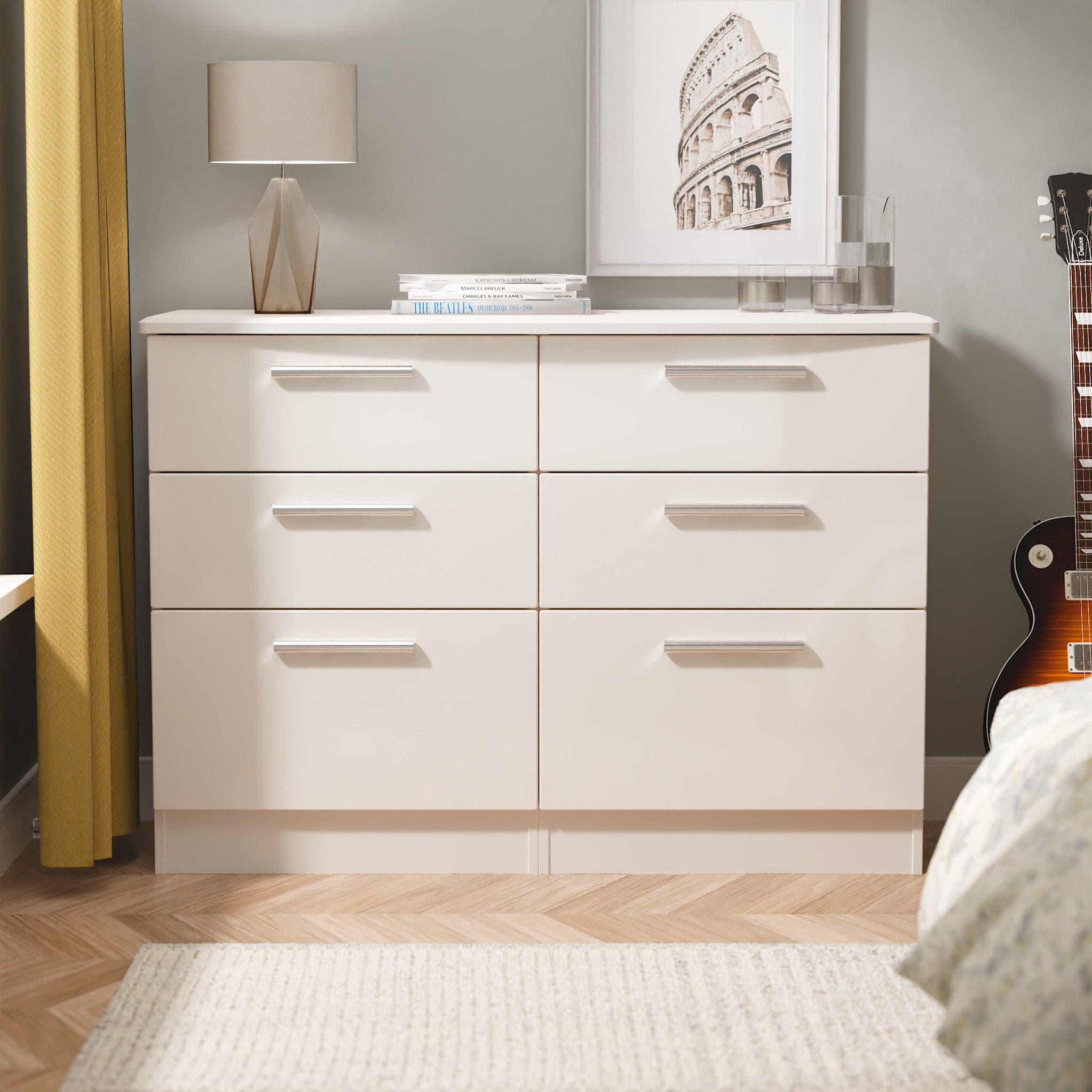 Penmere 6 Drawer Wide Chest