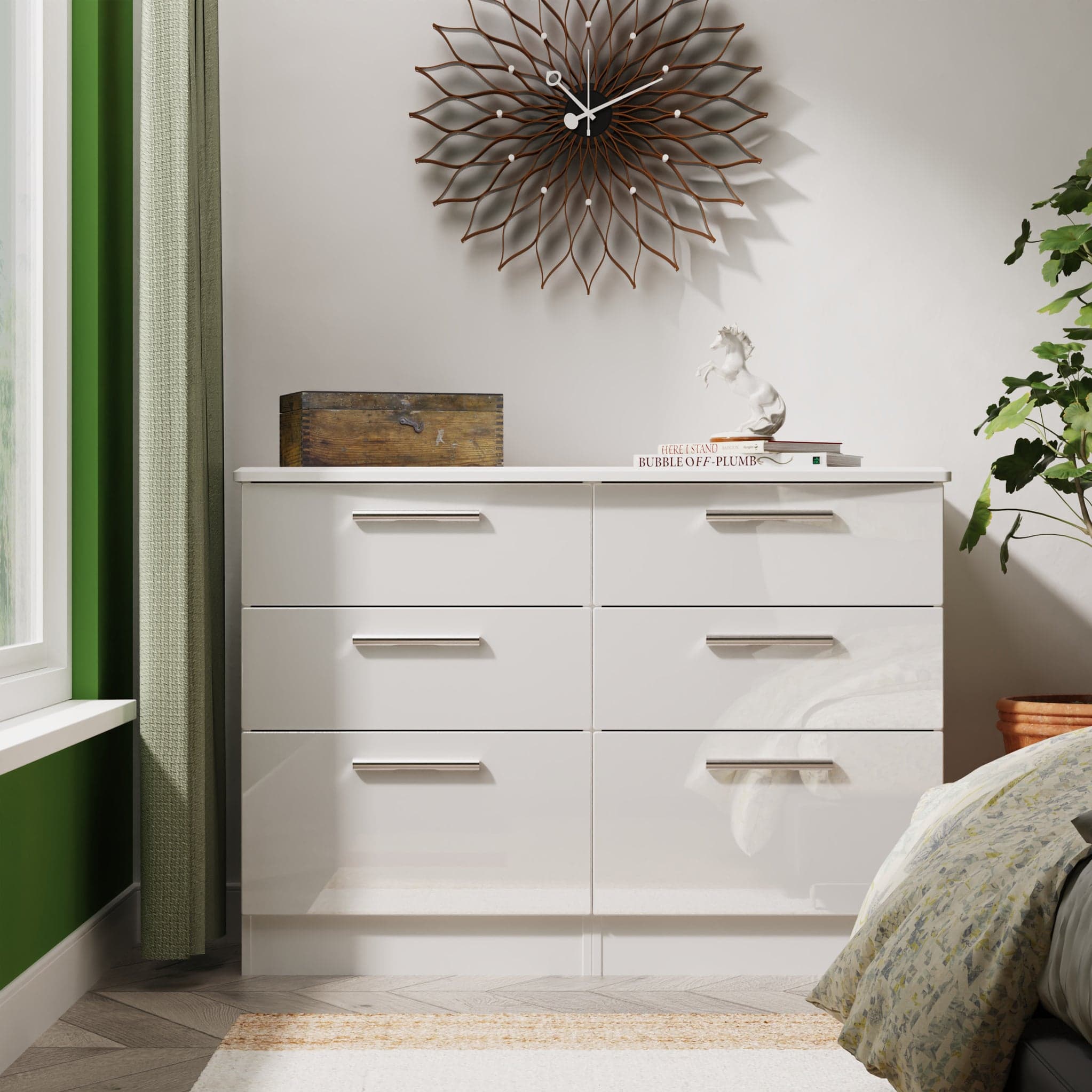 Penmere 6 Drawer Wide Chest