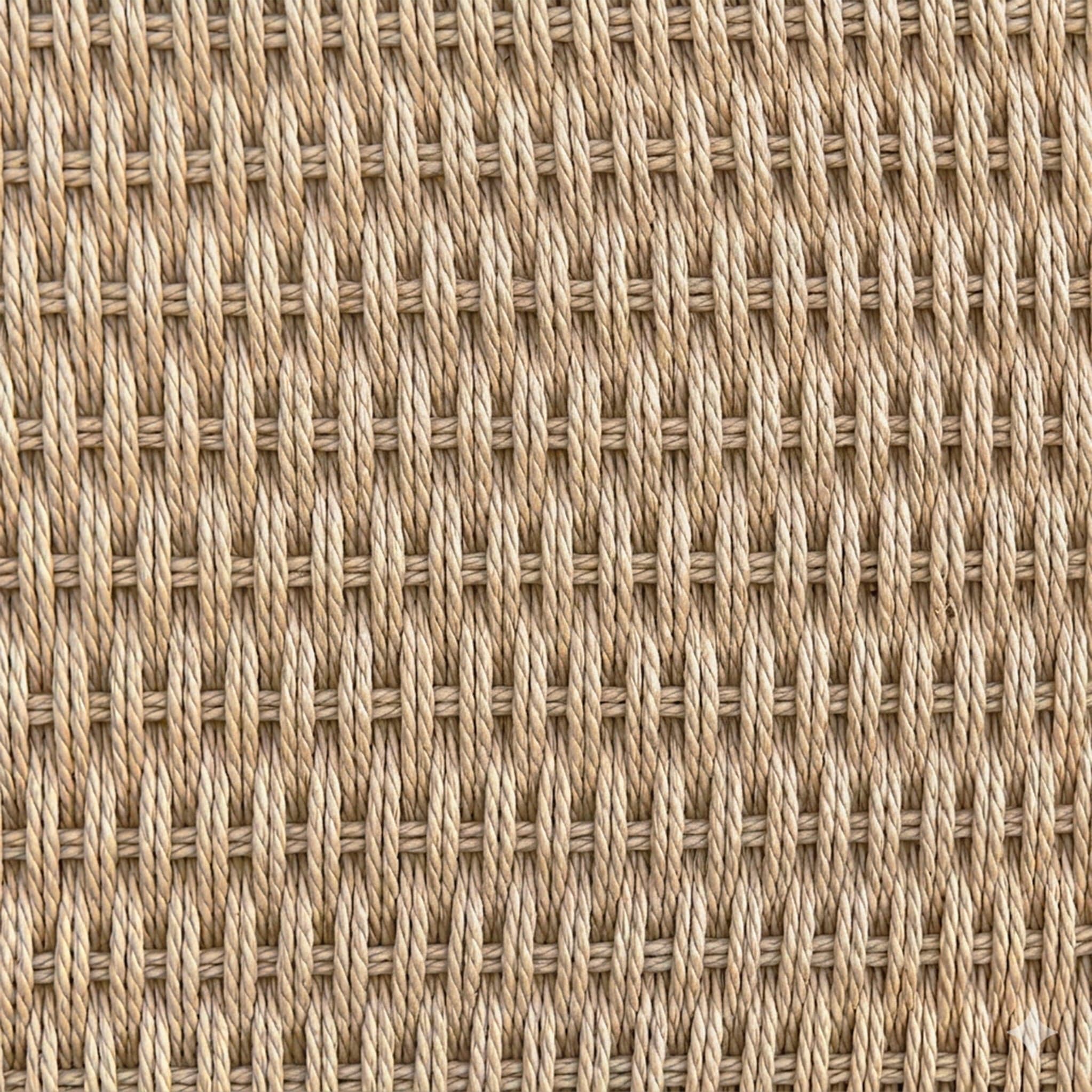 Zelah Oak Coffee Table With Woven Shelf